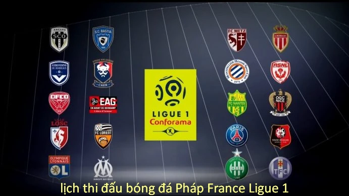 Xem lịch thi đấu bóng đá Pháp France Ligue 1 ở đâu?